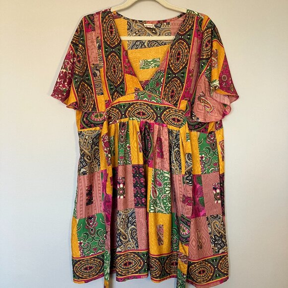 Swarna Greece Dresses & Skirts - 70's-style silk caftan, knee length